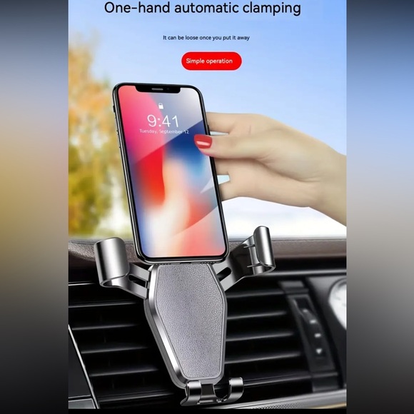 Universal Black Car Phone Mount - Picture 1 of 7